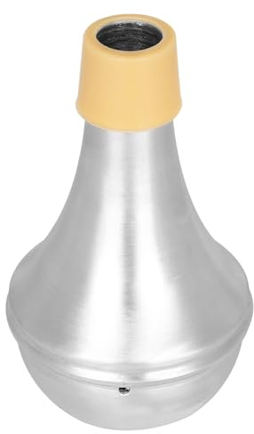 JUJUFREE Sourdine de trompette portable pour une pratique silencieuse, en alliage d'aluminium, léger, facile à transporter, durable et réducteur de son