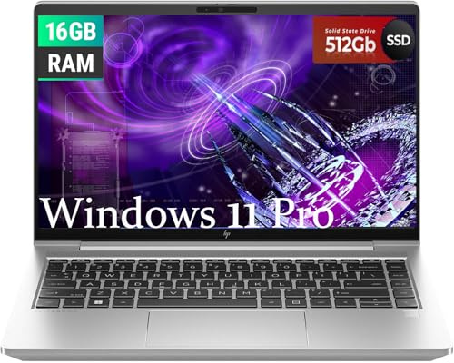 HP EliteBook 645 G10 - Ordenador portátil profesional, 14 FHD(1920x1080), AMD Ryzen 5 7530U 2.0GHz, 16GB RAM, 512GB SSD, teclado QWERTY de EE. UU., Windows 11 Pro (renovado)
