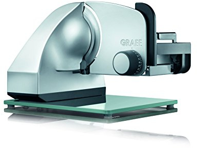 GRAEF MASTER M90 Allesschneider Silber Kippschneider 30°, Ø 170 mm glattes Vollstahlmesser, inkl. Restehalter