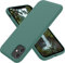 OTOFLY Compatible with iPhone 11 Case,ultra slim fit iPhone case liquid silicone gel cover with full body protection anti-scratch shockproof case,Pine Green