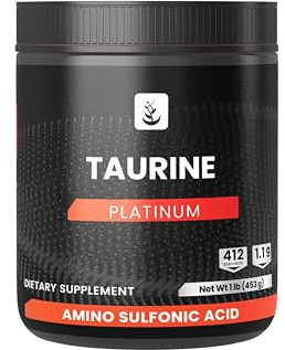 PURE ORIGINAL INGREDIENTS Taurine Powder, 1 lb, Always Pure, No Additives