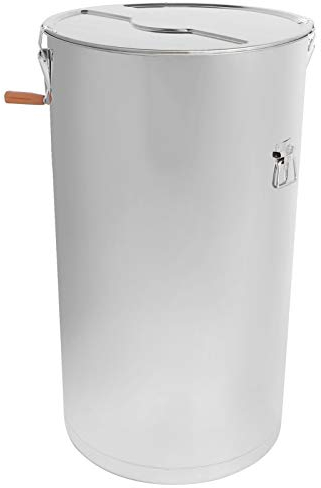 Alvinlite manuell honungsavskiljare|Centrifuge för biodling av livsmedel av rostfritt stål|31,5x17,3x17,3 tums honungsextraktor