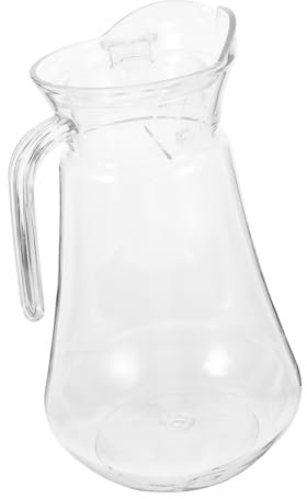 VINTORKY Brocca Per Acqua in Acrilico Trasparente Contenitore Per Bevande Bollitore Per Acqua Fredda Per Uso Domestico Capacità Di Resistent Calore Freddo