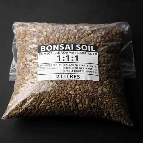 Bonsai Soil - Akadama, Pumice & Lava Rock [Approx 2L]