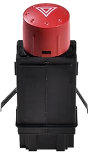 Relè Indicatore di Emergenza Pericolo Luce di Controllo Lampeggiatore Pulsante Interruttore 8N0941509B Compatibile con AUDI TT MK1 8N 98-06 PERICOLO