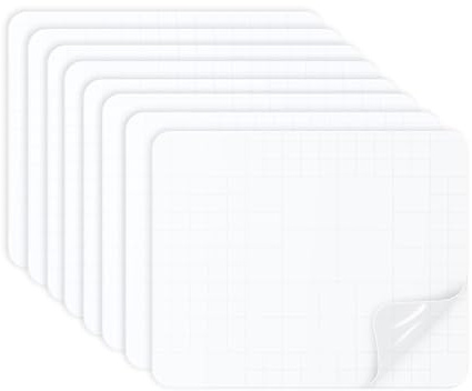OAZ 8 Pieces 20x15 cm Nylon Repair Patches Nylon Fabric Patch Self-Adhesive Tent Repair Patch Kit Waterproof Lightweight Nylon Repair Tape for Clothing Down Jacket Sleeping Bag Transparent