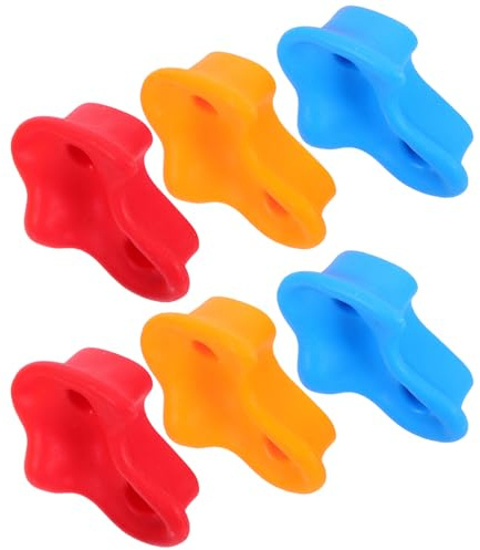 iplusmile 6 Piezas Puntos de Escalada para Agarre Seguro y Resistente Colores Azul Rojo y Naranja Accesorios para Muros de Escalada Indoor y Outdoor Fáciles de Instalar Kit para Parque