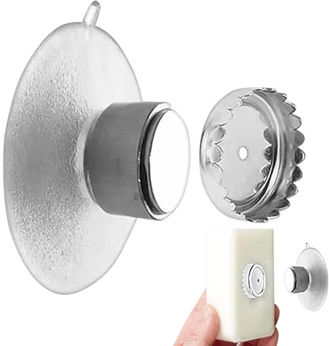 Dopsyesn Porte-Savon Magnétique,Support Magnétique pour Savon de Salle de Bain - Solution De Rangement pour Salle De Bain, Baignoire, Lavabo, Cuisine, Extérieur, Maison Et Appartement dans Les