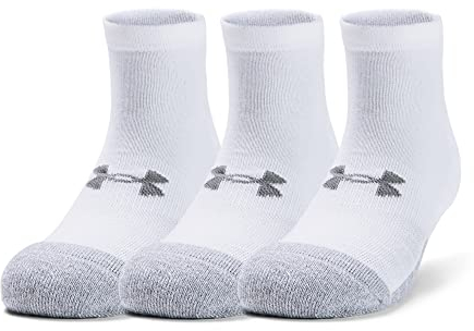 Under Armour Unisex UA Heatgear Locut, atmungsaktive Sportsocken im 3er-Pack, Laufsocken mit dynamischem Halt und Flexibilität