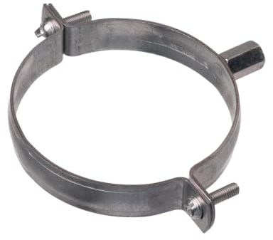 Ø 100mm Abrazadera de Tubo - Soporte de Fijación para Tubos - Acero Galvanizado