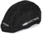 Victgoal Bike Helmet Rain Cover with Safety Reflective Stripes, Waterproof Windproof Helmet Rain Cover for Road Bicycle Cycling (Black)