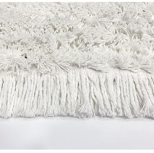 Mocio per Pavimenti Piatti, Mocio Piatto Lavapavimenti, Mocio per Pavimenti, Mop Asciutto Industriale, Rotazione a 360 gradi, per pulizia dei pavimenti in casa(tessuto per la pulizia di 80 cm)