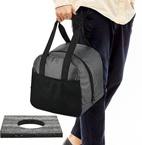ipago Bowlingtasche für einen Ball - Einzelne Bowlingtasche, Schwarzgrau, 22 x 20 cm