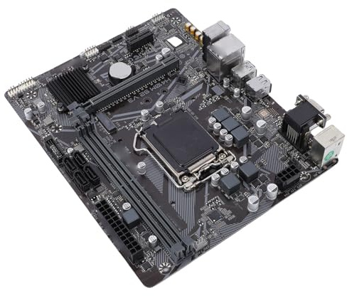 Bewinner H410M V3 S2 M ATX Motherboard, LGA 1200 Support DDR4 64GB Dual Channel PCIe 3.0 SATA III M.2 Slot USB3.2 Gen1 RJ45 7.1 HD Sound VGA Desktop Board for 10th Gen CPUs