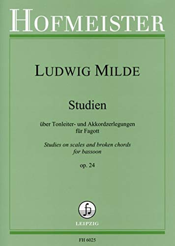 MILDE - Estudios de Escalas y Acordes Op.24 para Fagot