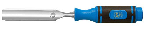 Kirschen 1438022 Firmer Gouge with 2-Component Handle, Blue/Black/Silver, 22 mm