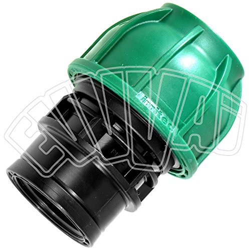 16 MM X 1/2 RACCORDO FEMMINA A COMPRESSIONE PER TUBO PN IRRIGAZIONE GIARDINO