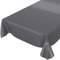 Wachstuchtischdecke Wachstuch abwaschbare Tischdecke Uni Glanz Einfarbig Anthrazit Schnittkante 100 x 140cm