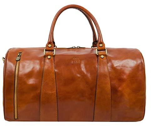 Reisetasche Leder - Damen & Herren Weekender - Edle Reisetaschen - Elegant & Hochwertig - Time Resistance