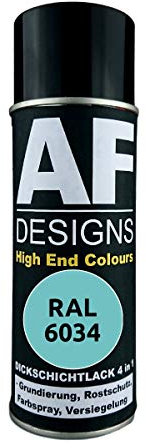 Peinture en spray 4 en 1 RAL 6034 - Turquoise pastel