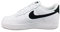 Nike Damen Air Force 1 '07 Sneaker, White Black White White, 38.5 EU