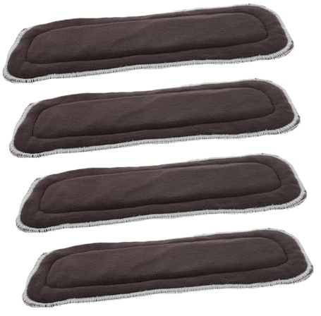 Healvian 4 Pezzi Rivestimenti Assorbenti per Pannolini in Microfibra di Bambù Carbone Tecnologia Nanoassorbente, 5 Strati, Asciugatura Rapida per Ragazzo Ragazza e Viaggi