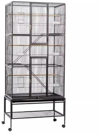 Voljär Heavy Duty Fågelbur Stor Utomhusvoljär Papegoja Ara Conure Lovebird Husdjurshus Fink Parakit Cockatiel Fågelburar Dekorativ Fågelbur