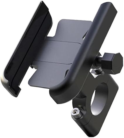 Supporto Per Telefono Per Moto Bicicletta Supporto Per Lega Alluminio Con Rotazione A 360 Gradi Per Manubrio GPS Per Smartphone Da 4-7 Pollici 20-30mm Staffa Navigazione GPS