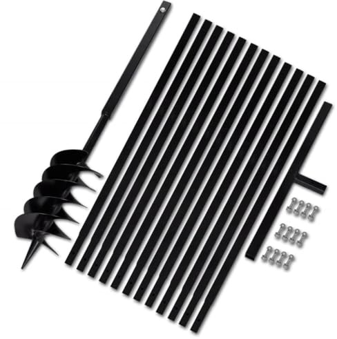 Générique Bêche et tarière Manuelle 150 mm avec Rallonge 13 m Acier,Outils, Perceuses, Tarières,270529