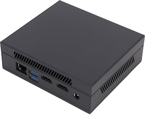 YUEHISY Mini PC Stationär Dator, Celeron N5095 4 Core 2.9GHz Processor med Triple Display & Type C, WiFi 5 Bluetooth 4.0, för 11 10 Ubuntu (EU)