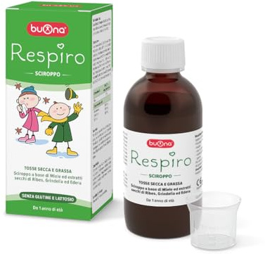 BUONA RESPIRO jarabe TOS seca är en sirap liknande vätska med flexibel dosering. Den används enligt råd på etiketten. Innehållet är 140 ml. Tillvägagångssättet är medvetet enkelt