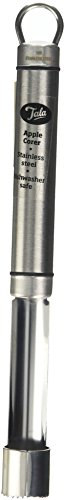 Tala Stainless Steel Apple Corer, Perfect for Removing Apple Cores, Seeds and pips, can Also be Used to Core Other Fruits Like Pears, Dishwasher Safe