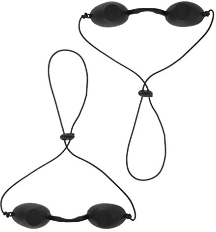 Milisten 2 Stücke Solariumbrille UV Solarium Schutzbrille Sonnenschutz Brille für Sonnenbank Beauty Patienten Sonnenbrille IPL Behandlung LED Lichttherapie