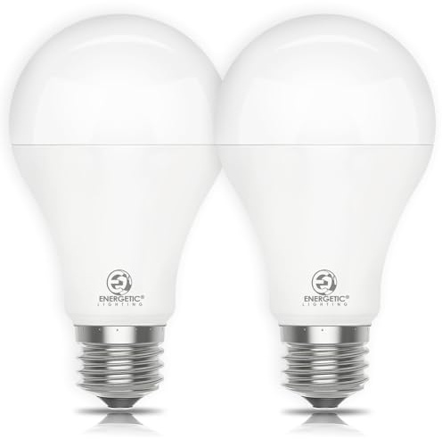 2 Pack 150 Watt Equivalent LED Bulb, Super Bright Light Bulbs 2600LM, Daylight 5000K, A21 LED Light Bulb 20W, Non-Dimmable, E26 Standard Base, LED Bulb for Living Room Bedroom, UL Listed, Damp Rated