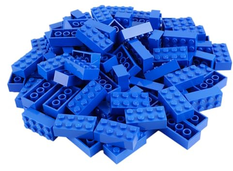 Lego® Classic 2 x 4 pietre – 100 x blu per idee di costruzione illimitate e costruzioni creative