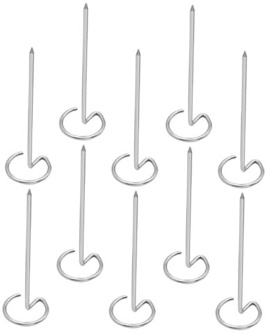 Holibanna 10pezzi Spiedini in Acciaio Per Barbecue Spiedini Verticali Per Grigliare in Metallo Riutilizzabili Per Barbecue All Aperto e Picnic