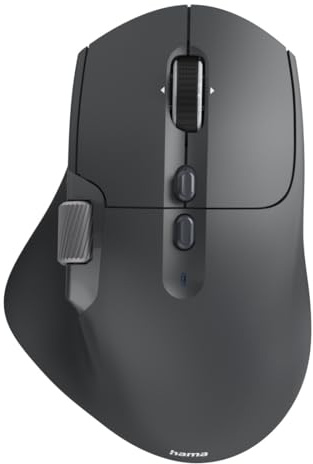 Hama Mouse Multi-dispositivo SS WM-900, Radio/Bluetooth®, ricaricabile, Nr