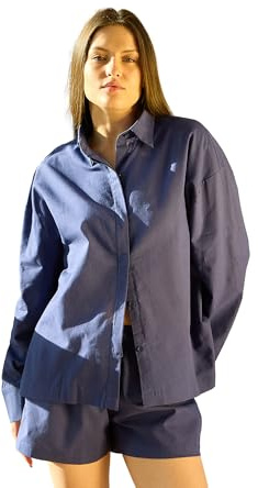 Sweet Dreams pyjamas-set för kvinnor, indigo, L