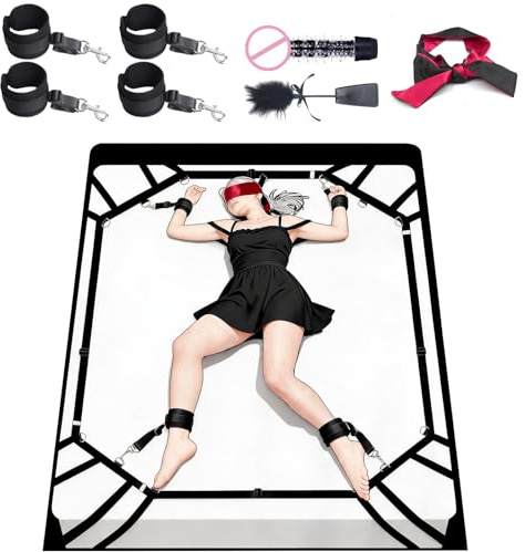 Oziral Kit de Bondage Juego para Cama BDSM Accesorios para Juegos