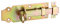 GAH-Alberts Schlossriegel m. Mont.Schlaufe /VZ/56/ 100X44 - 116750