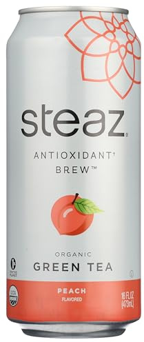 Steaz Tea Antiox Brew Peach Og 16 FO