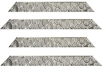 Barockrahmen silber fein verziert 585 ARG, Zuschnitt 50x70 cm