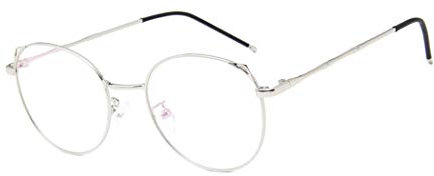 GUKOO vintage con ojo estilo gato gafas Lentes de moda clásicos Gafas transparentes para mujeres y hombres Retro glasses