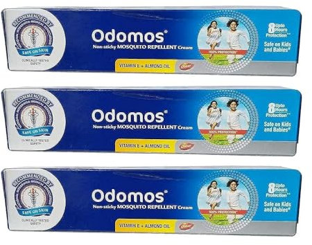 Odomos Mosquito Repellent Cream 100G X 3 = 300G
