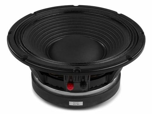 Power Dynamics PD12C Haut-Parleur Grave 12 - Boomer 1200 Watts Max, Impédance 8 Ohms, Bobine 4 100mm Cuivre, Excellente Qualité Sonore, Convient pour Une Large Gamme d'Applications
