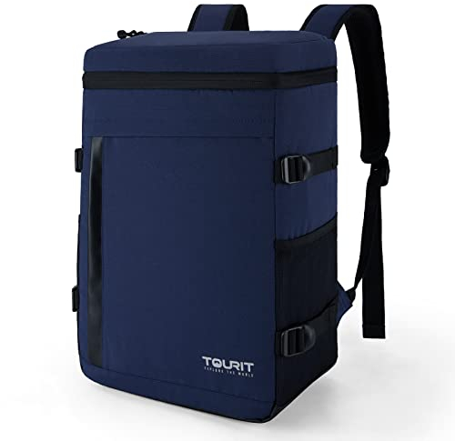 TOURIT Kühlrucksack 32 Dosen Grosse Kapazität Kühltasche Isolierter Rucksack für Männer Frauen zum Picknick, Wandern, Camping, Angeln oder Arbeit
