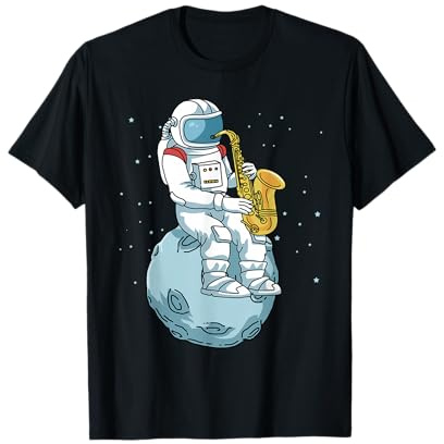 Regalos de saxofón Hombres Mujeres Saxofonista Jazz Música Camiseta