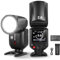 NEEWER Z2PRO-S 2.4G TTL Round Head Blitz Speedlite Kompatibel mit Sony, Drahtlos Kompatibel mit Godox, 76Ws 1/8000s HSS, Upgraded UI, TTL/M TCM Schalter, 7.2V/3000mAh Batterie, 600 Full Power Flash