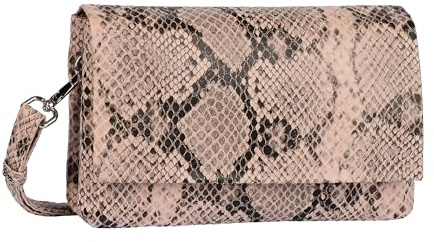 Gabor Salara Damen Abendtasche Clutch Klein Snake Rosa