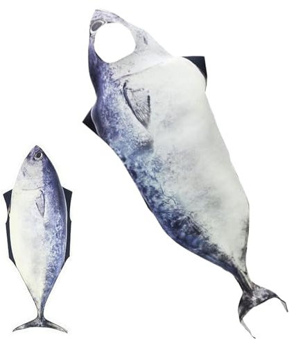 Générique Costume da pesce per -, traspirante, confortevole e morbido, vestito creatura marina per feste e celebrazioni, per gioco di ruolo mascherata carnevale spettacolo compleanno scolastico